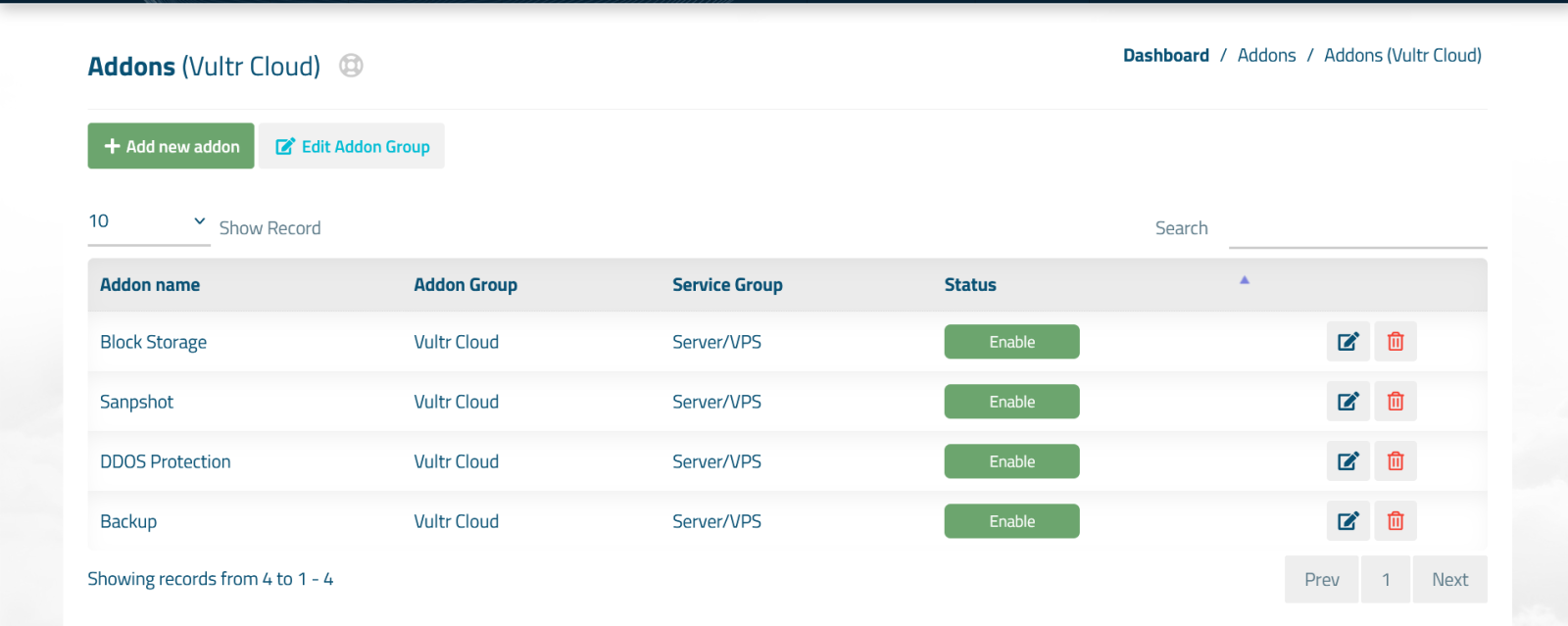 Vultr Cloud Module