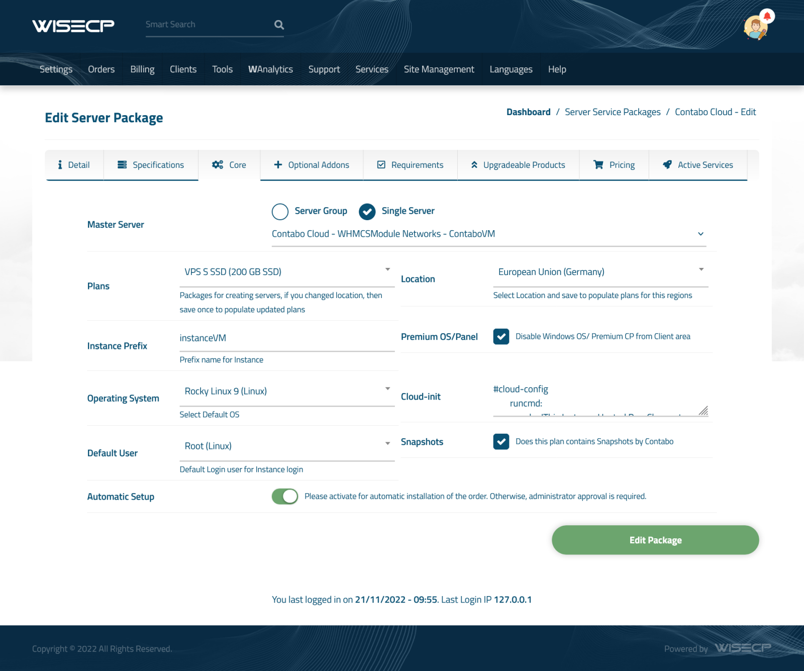 Contabo Cloud Automation