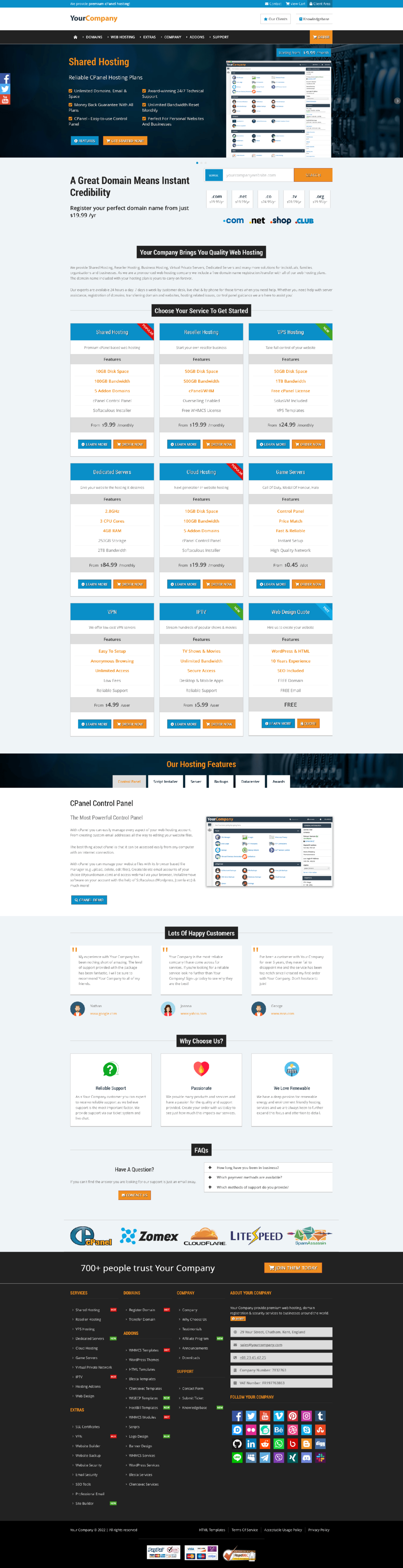 Prosper PHP Template