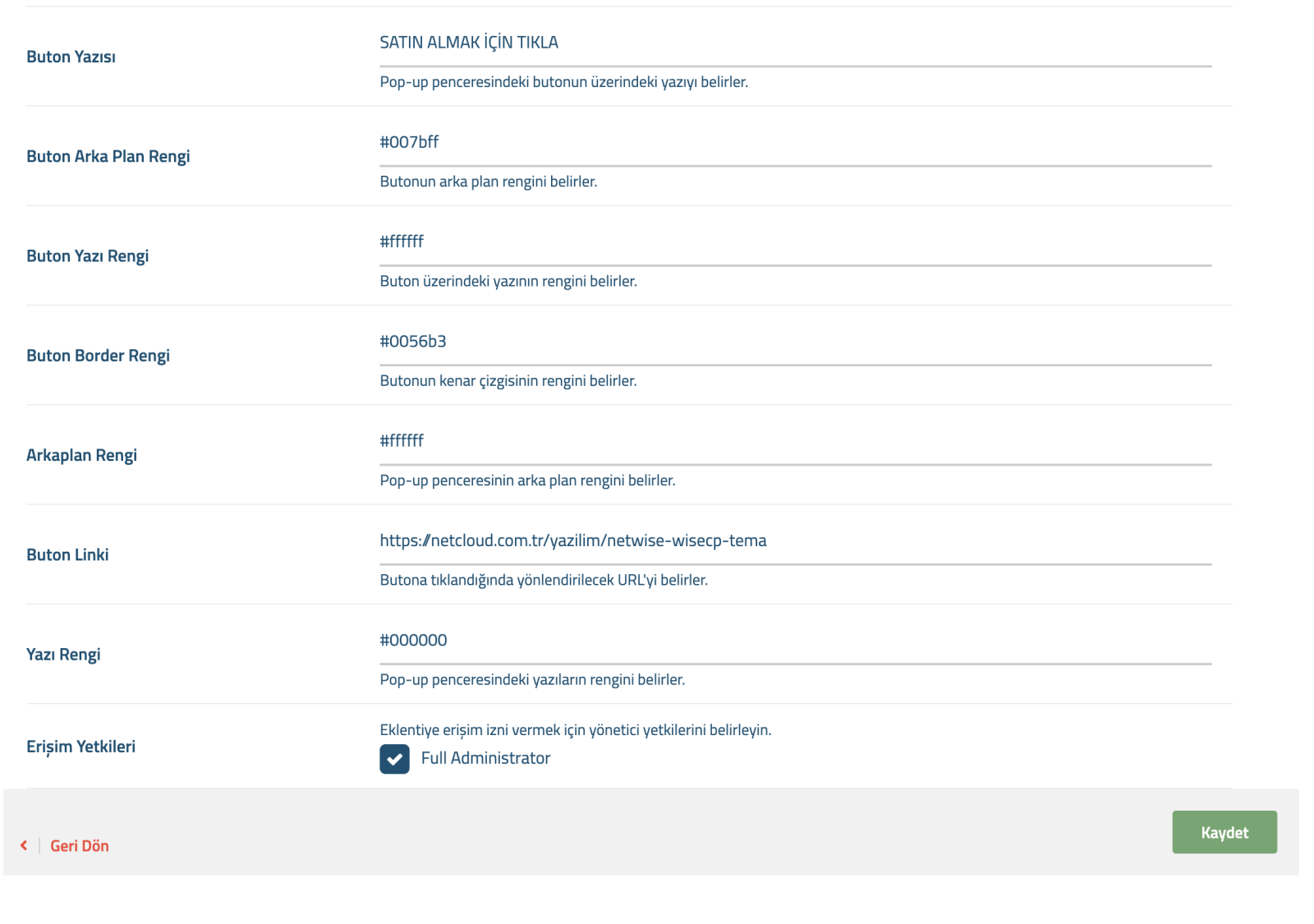 NetUP - Popup Modules