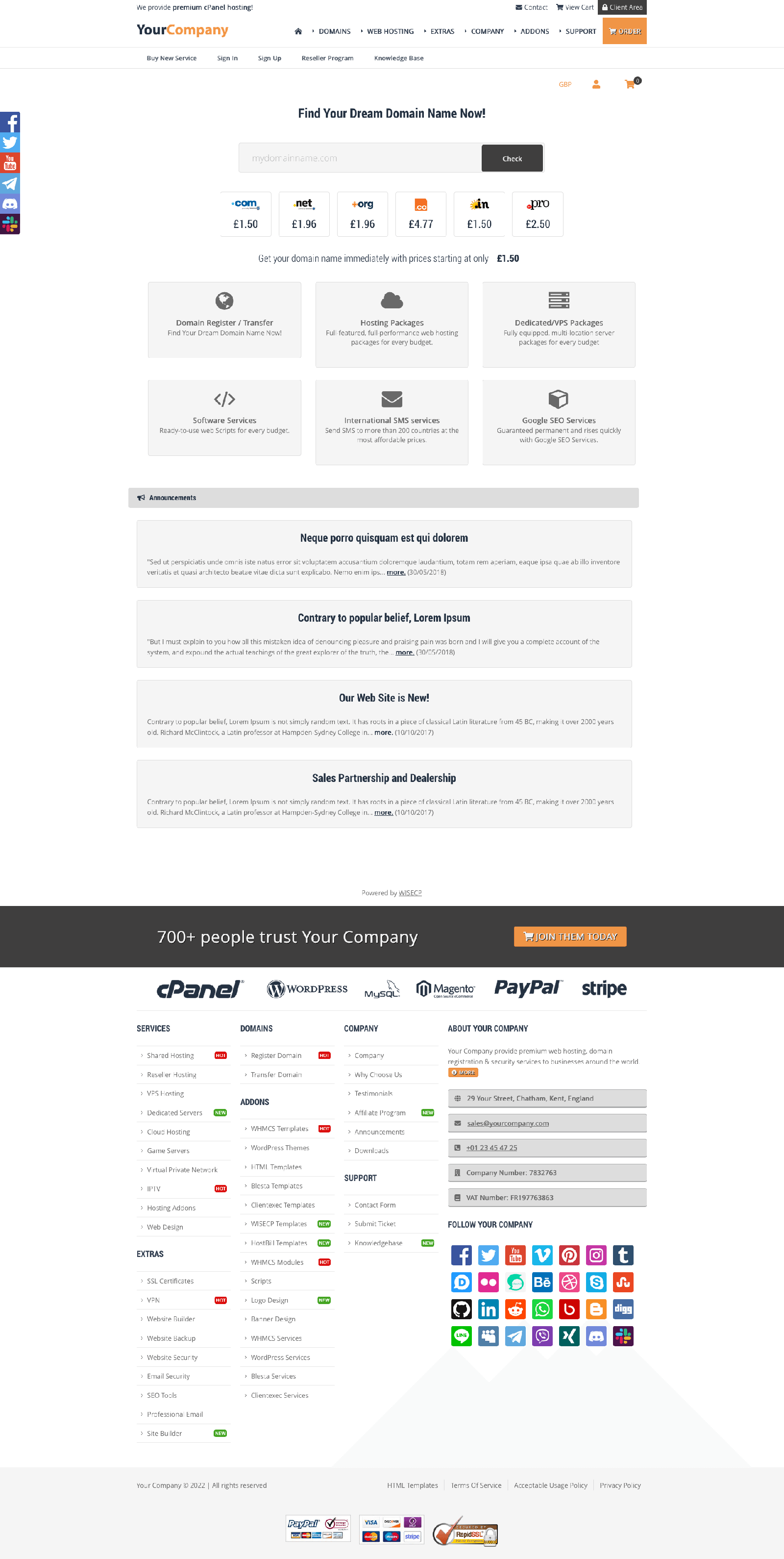 Stellar PHP Template