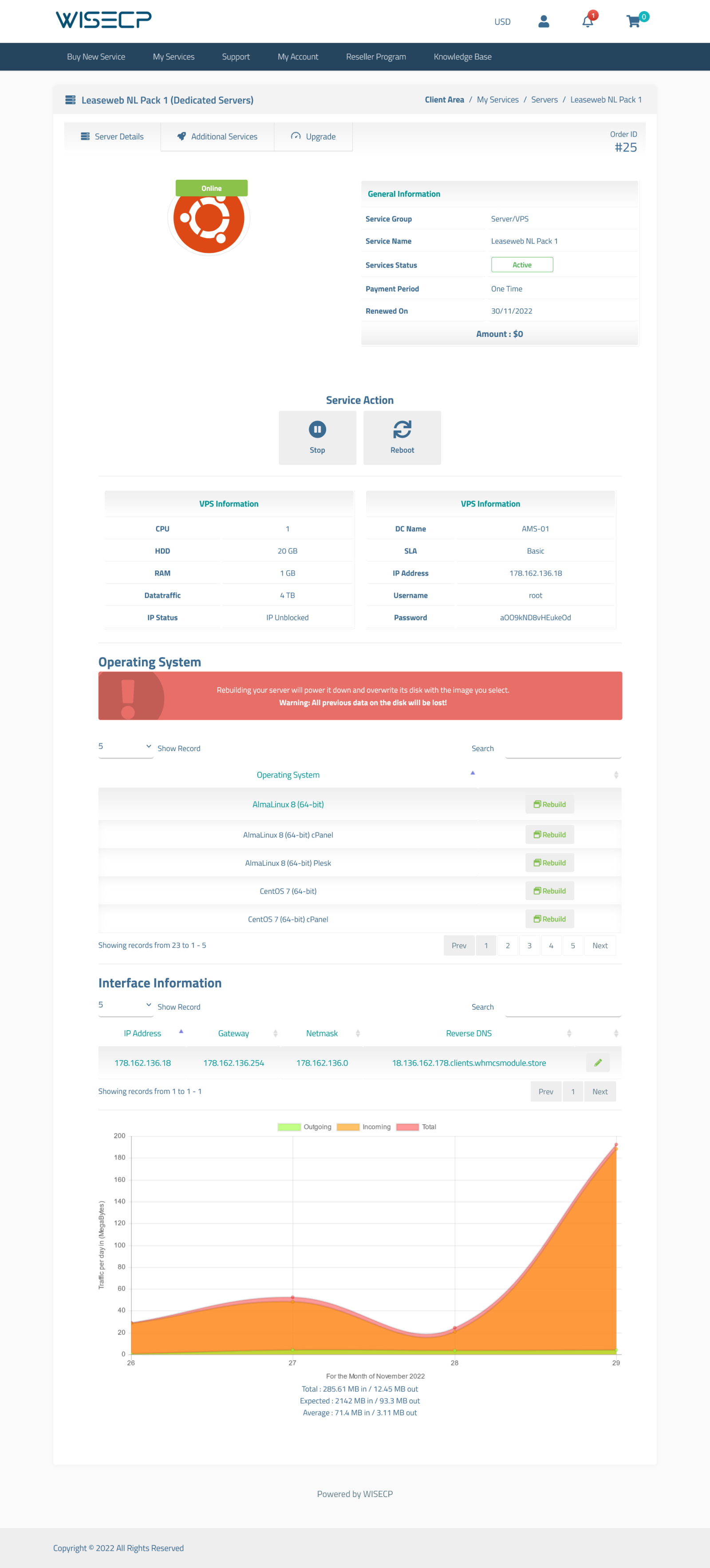 Leaseweb VPS Automation