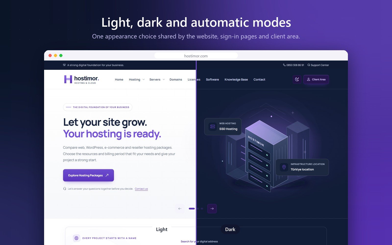 Hostimor | WISECP Theme
