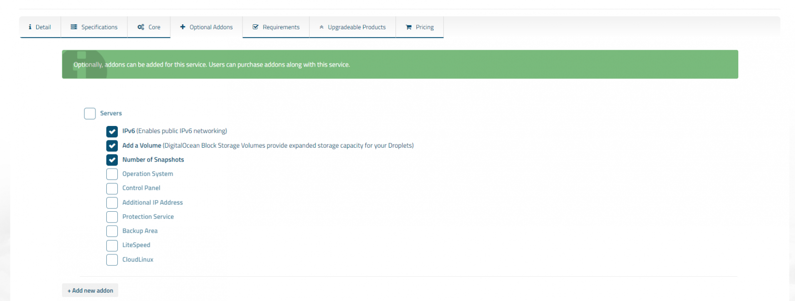 DigitalOcean Droplets For WISECP