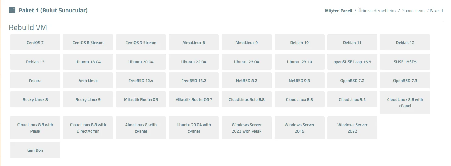 FibaCloud.com: WISECP VPS Reseller Module