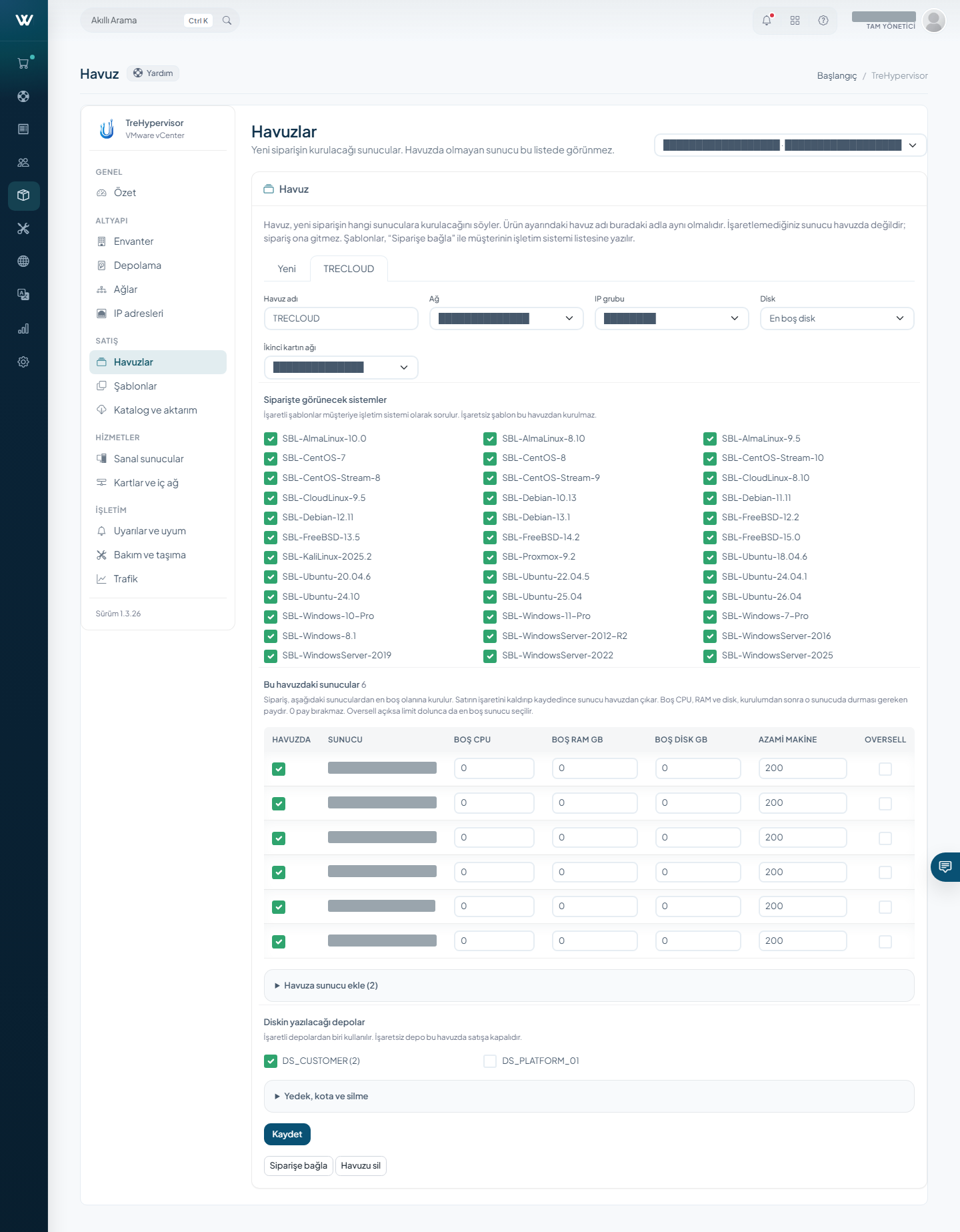 TreHypervisor - VMware vCenter Server Module