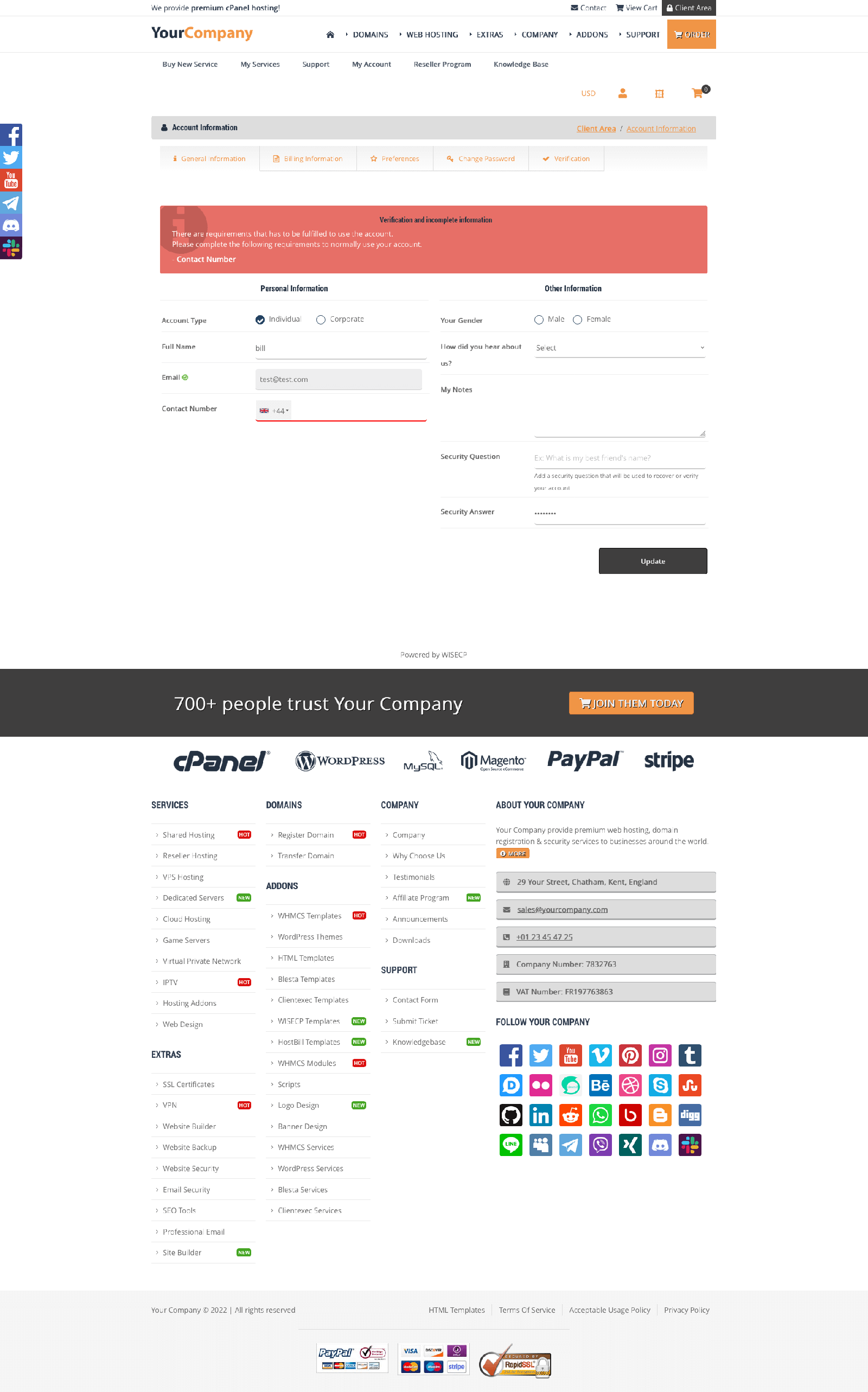 Stellar PHP Template