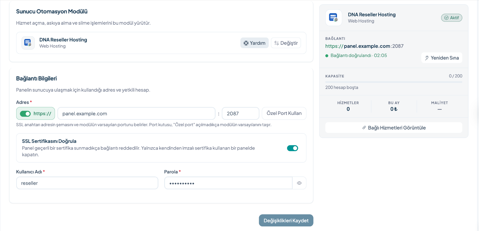 DNA Reseller Hosting