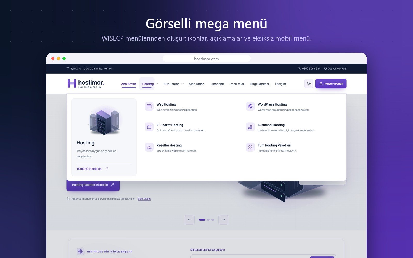 Hostimor | WISECP Theme