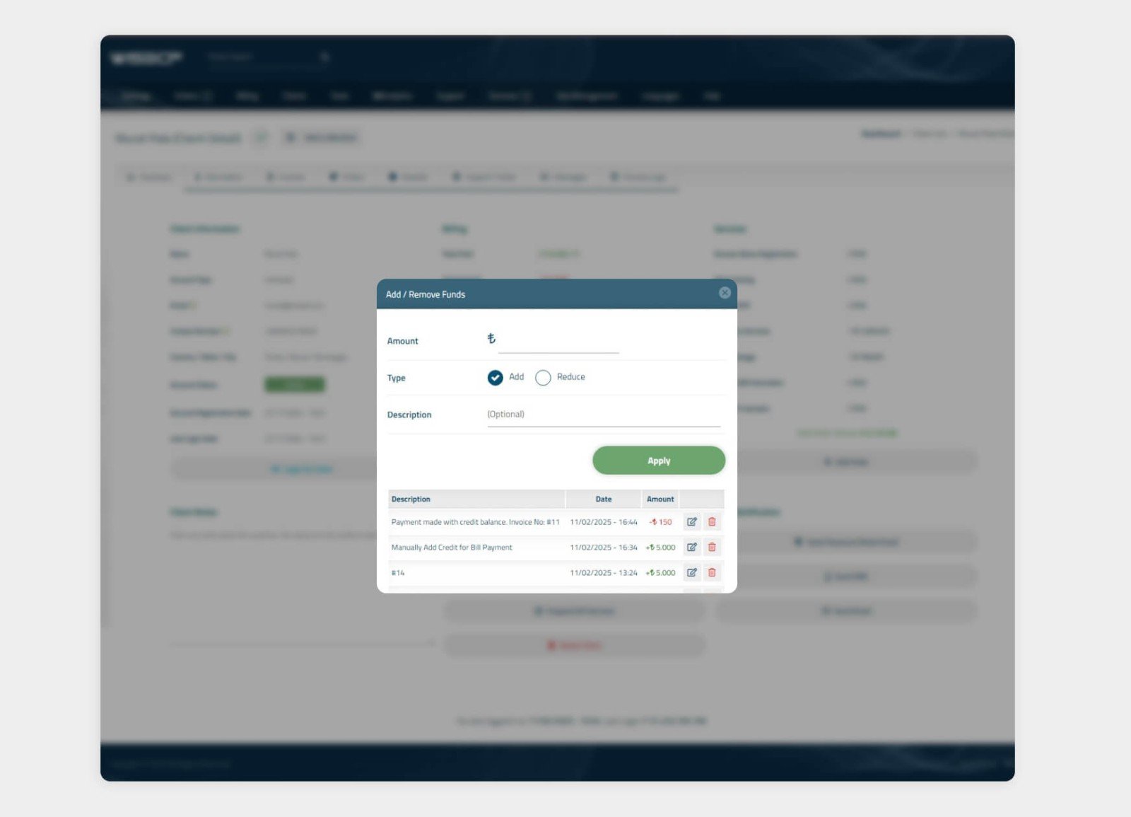 Partial Invoice Payments