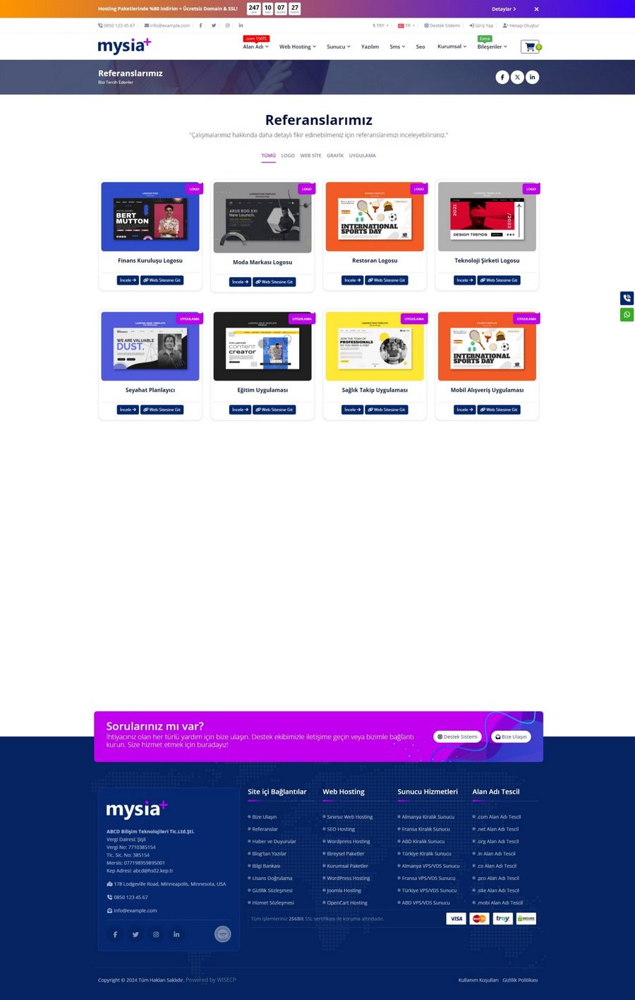 Mysia Plus WISECP Theme