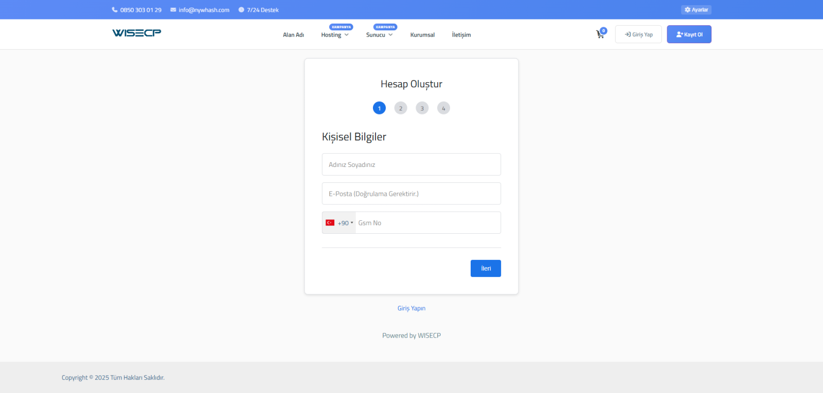 Nywa Client Area Theme
