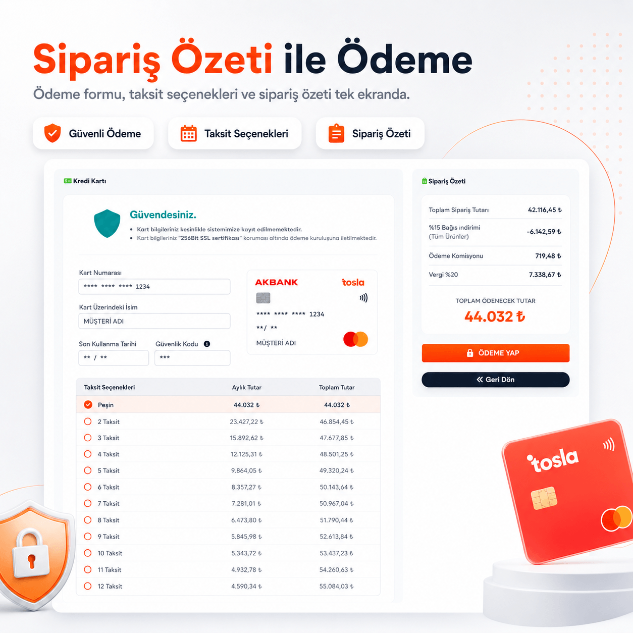 Akbank Tosla Virtual POS Payment Module