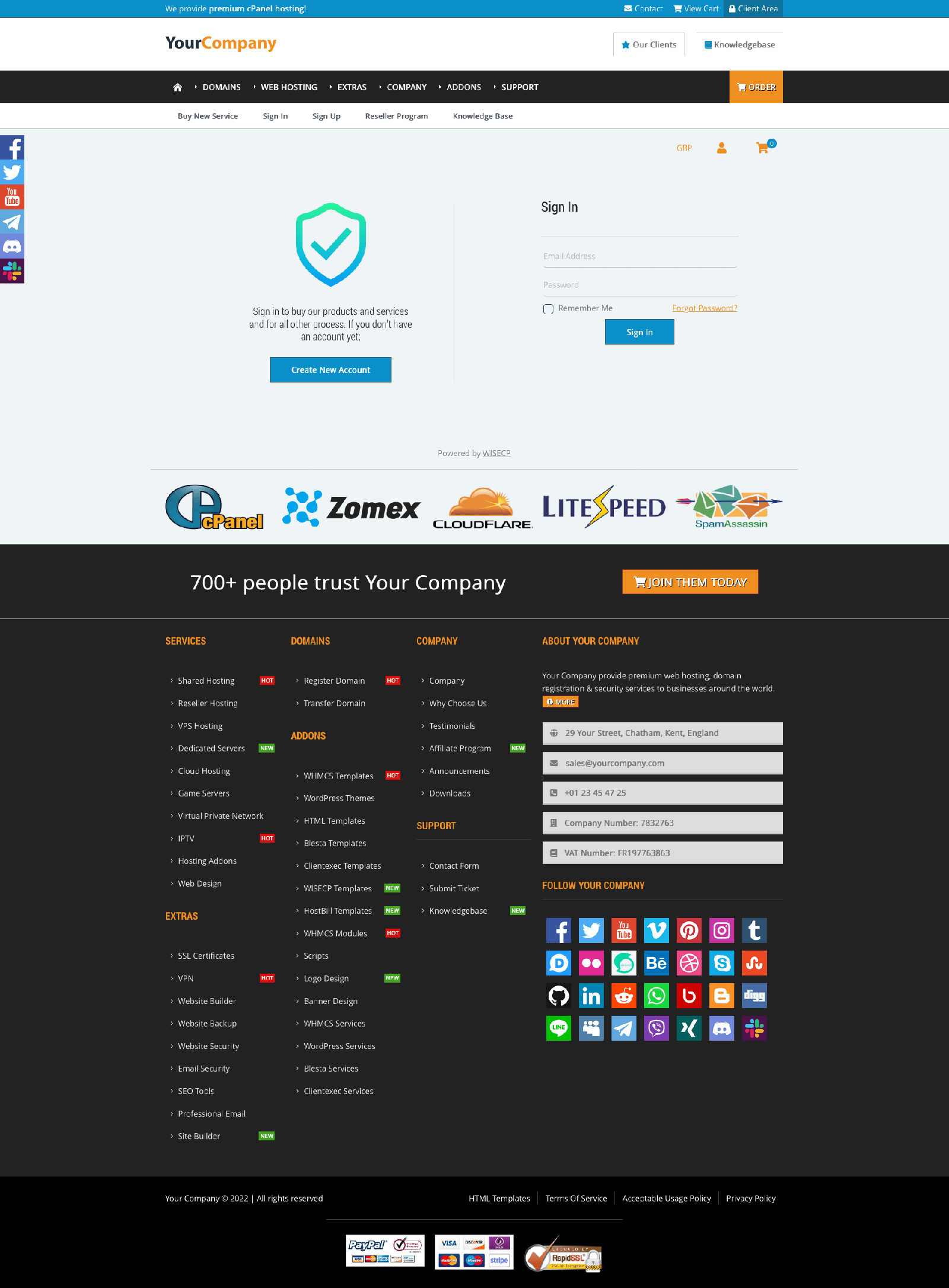 Prosper PHP Template