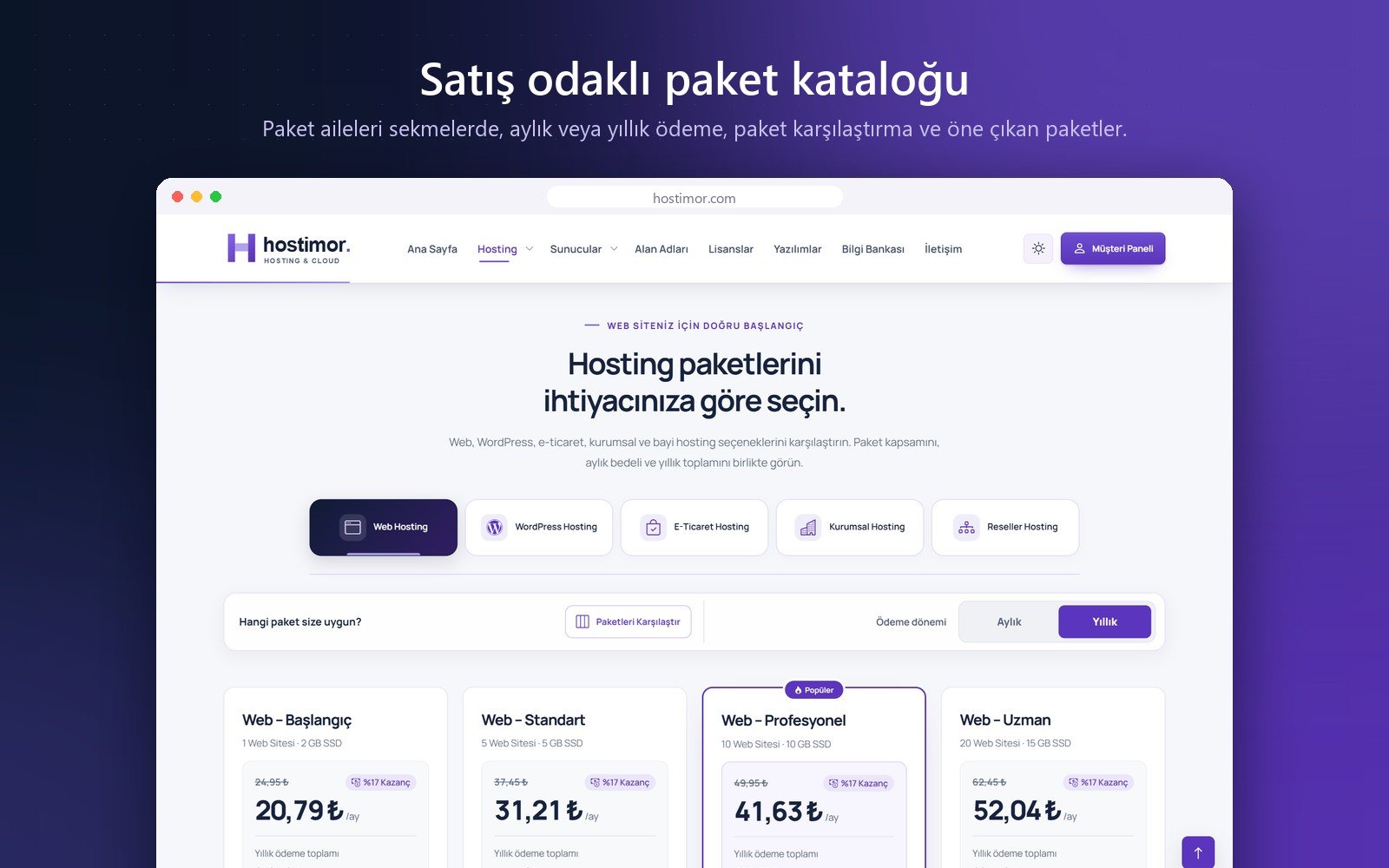 Hostimor | WISECP Theme