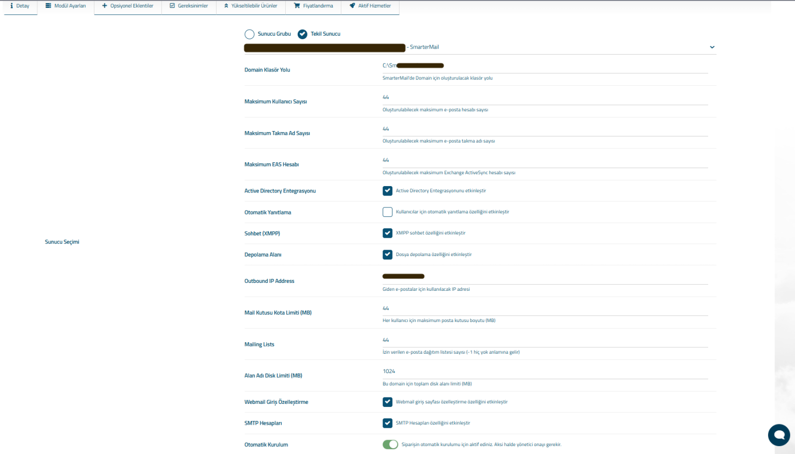 SmarterMail Module