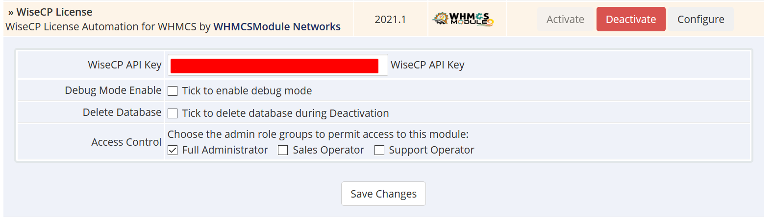 WISECP License Automation for WHMCS