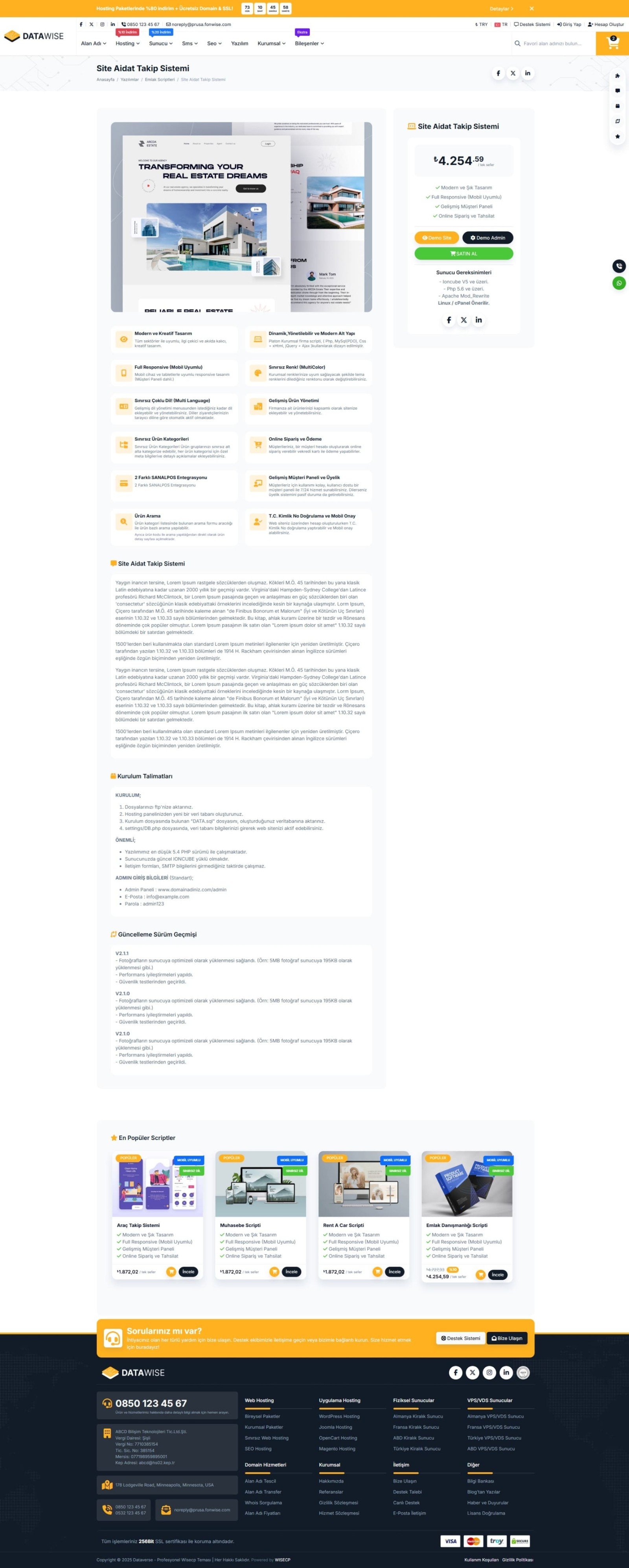 Datawise WISECP Theme