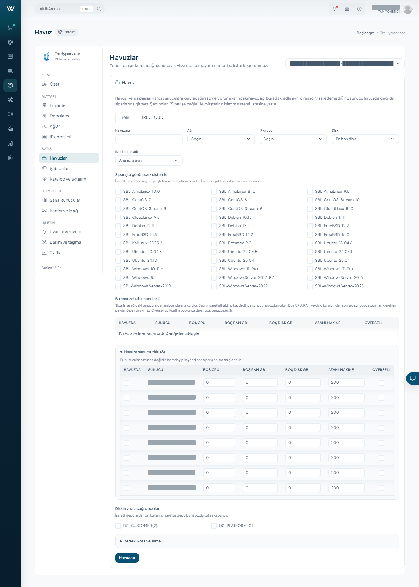 TreHypervisor - VMware vCenter Server Module