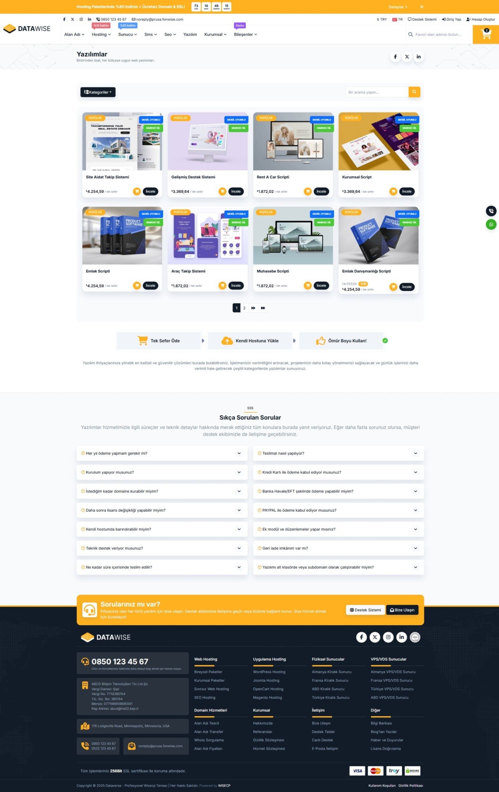 Datawise WISECP Theme