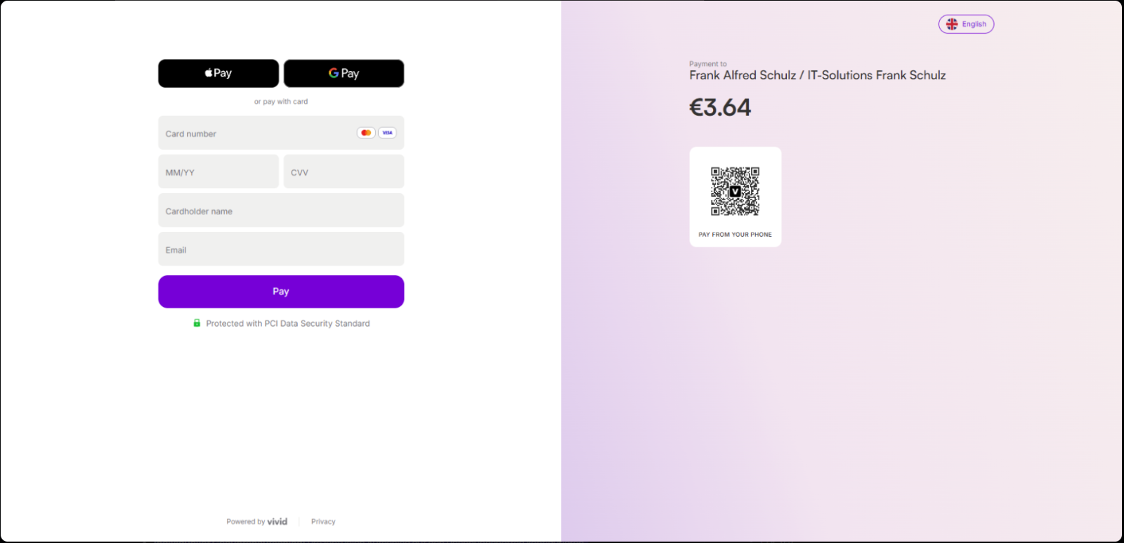 VIVID.Money Payment