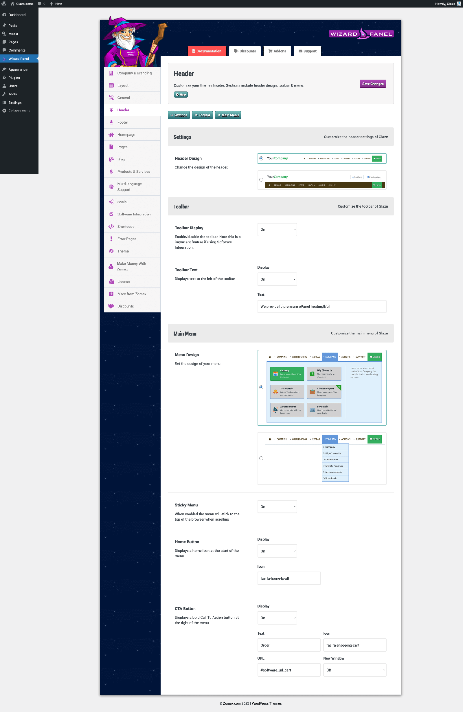 Glaze WordPress Theme