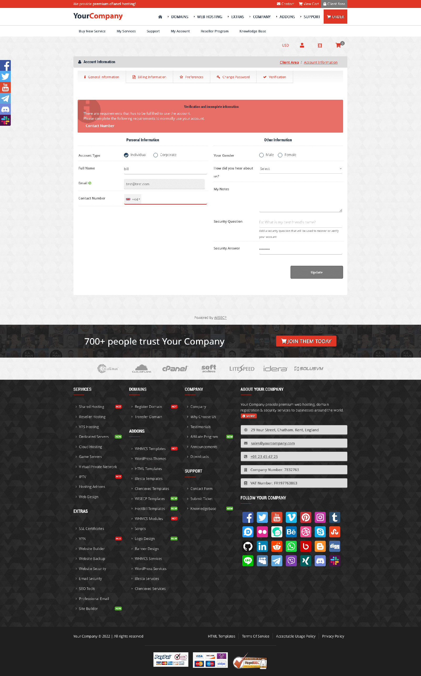 Mono PHP Template