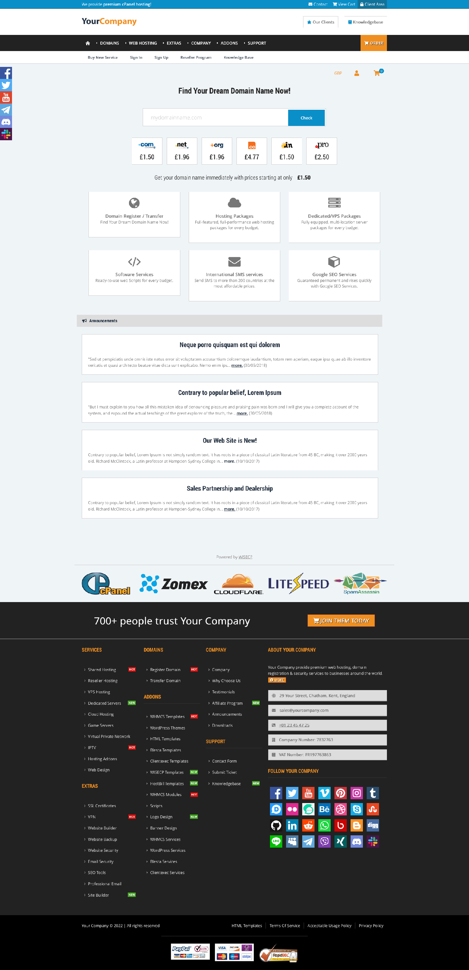 Prosper PHP Template