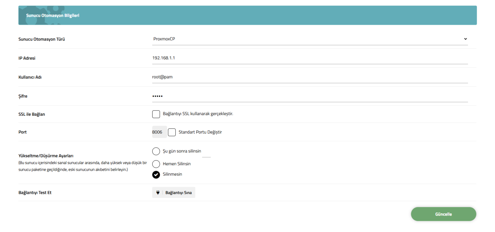 ProxmoxCP - WiseCP Proxmox Control Module