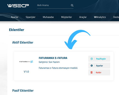 Faturamax E-Invoice Module