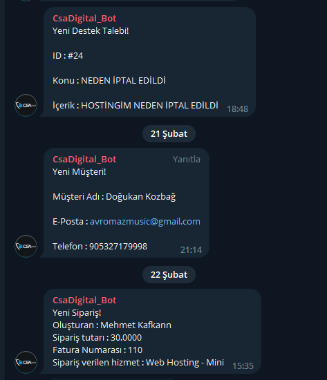 Telegram Module