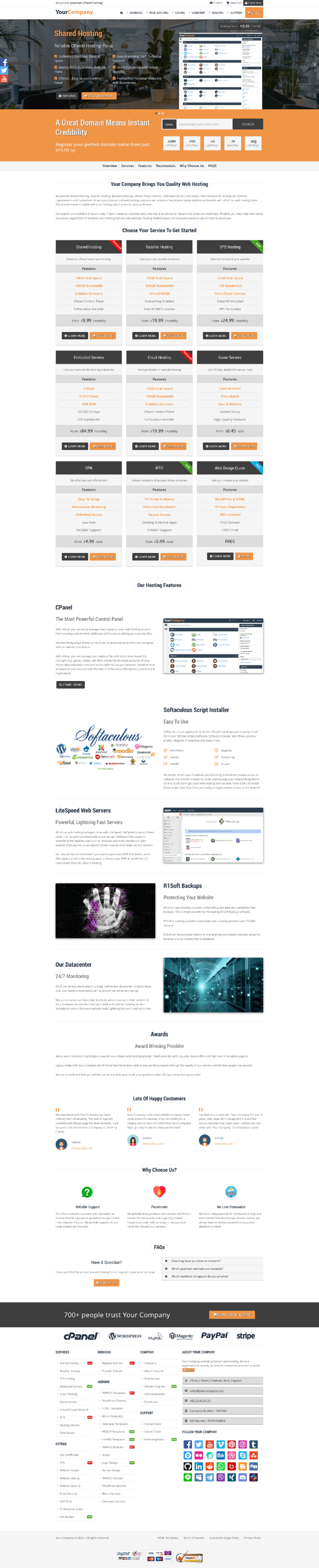 Stellar PHP Template