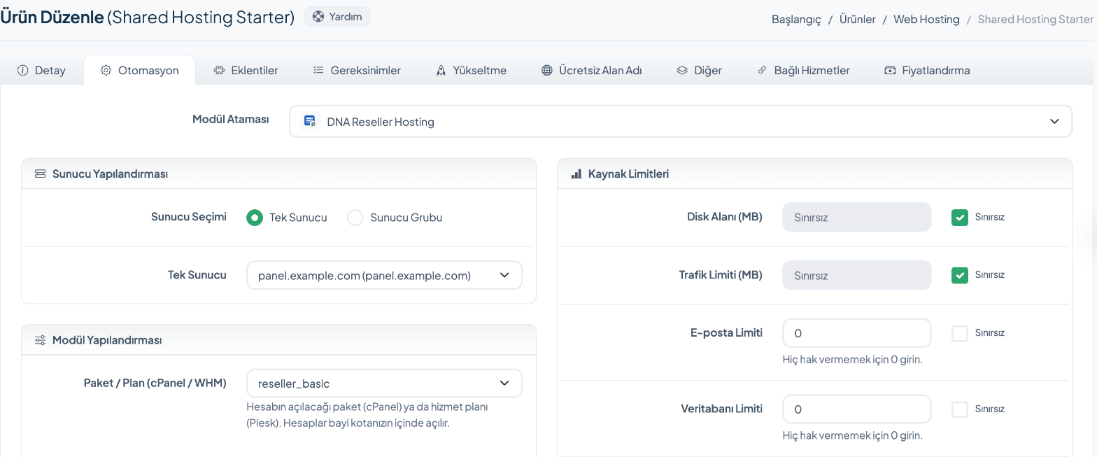 DNA Reseller Hosting