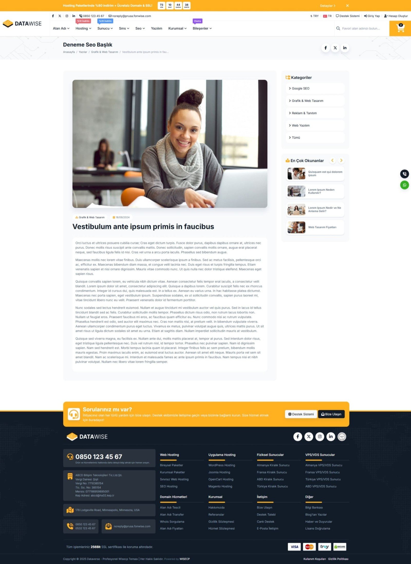 Datawise WISECP Theme