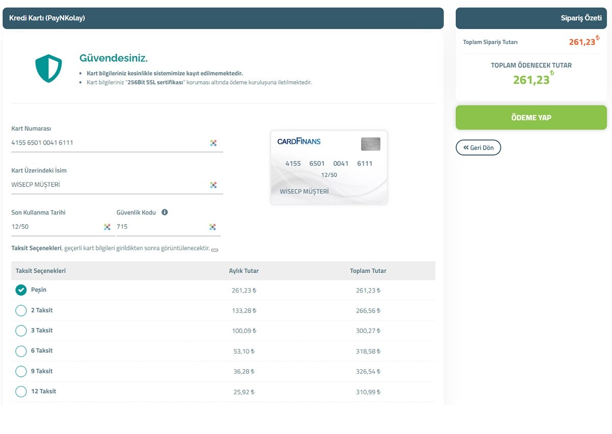 NKolay (PayNKolay) Payment Gateway