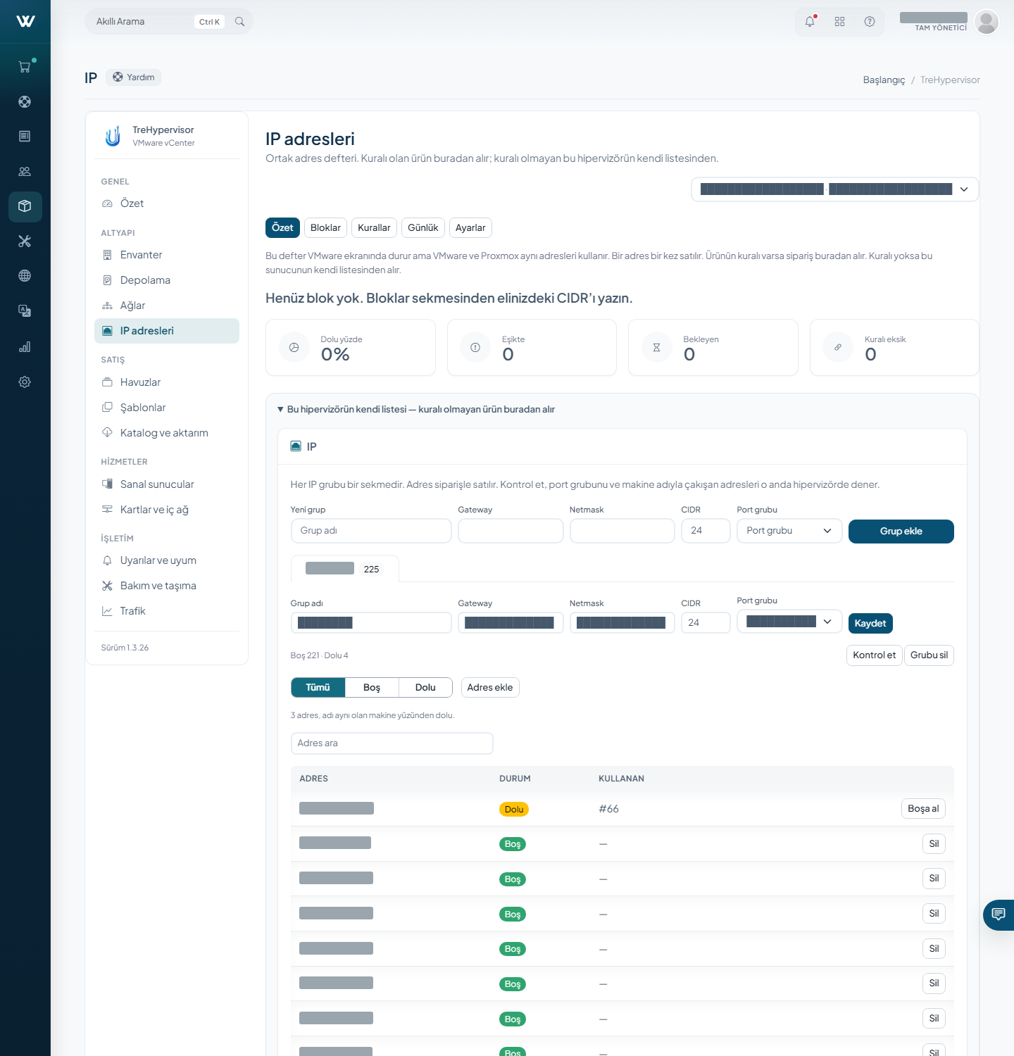 TreHypervisor - VMware vCenter Server Module