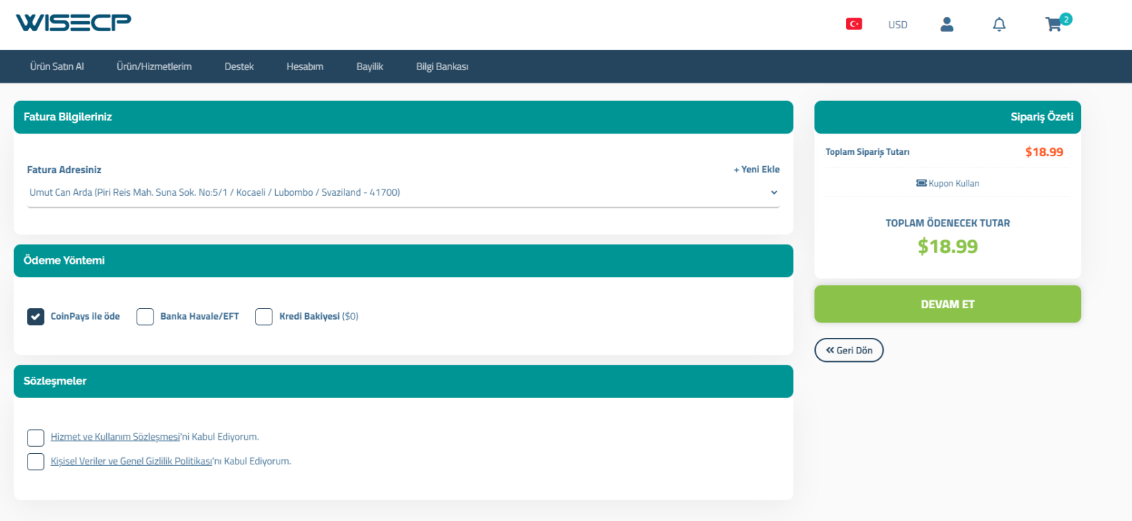 CoinPays Crypto Payment Gateway