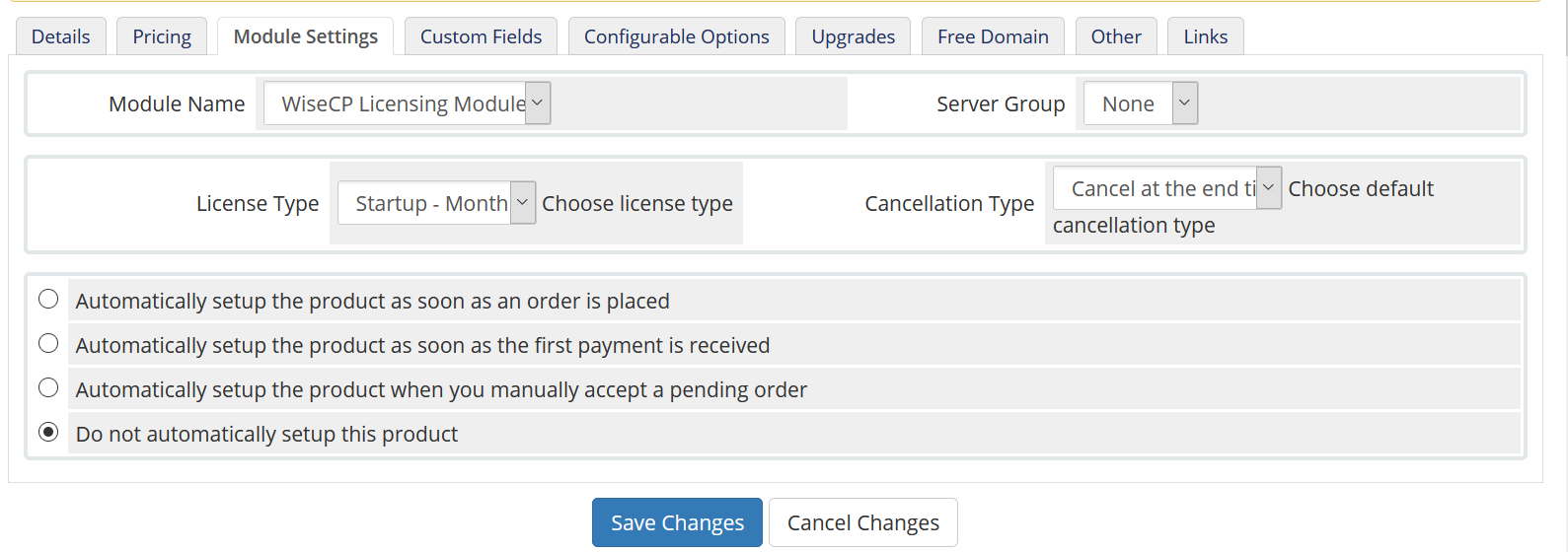 WISECP License Automation for WHMCS