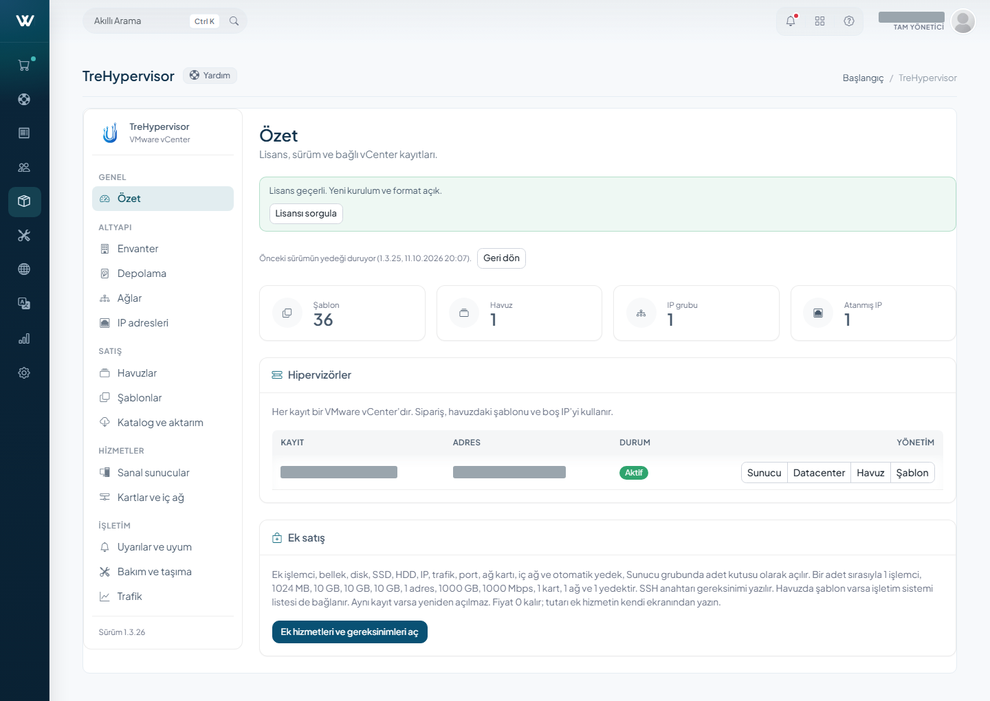 TreHypervisor - VMware vCenter Server Module
