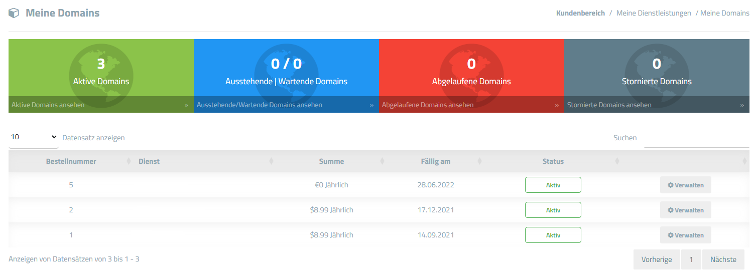 Modern Domain Categories