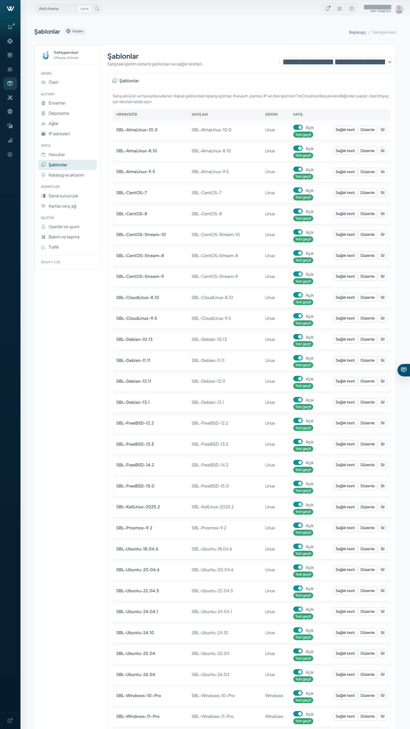 TreHypervisor - VMware vCenter Server Module