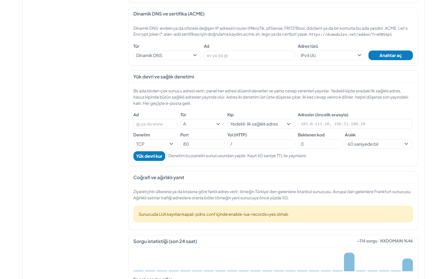 TreDNS - DNS Hosting Module