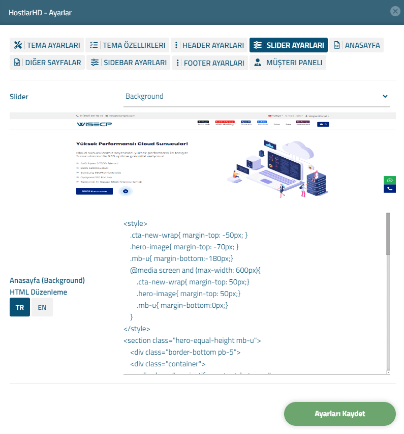 Hostlar Themes