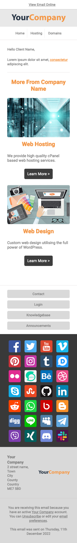 Email Template